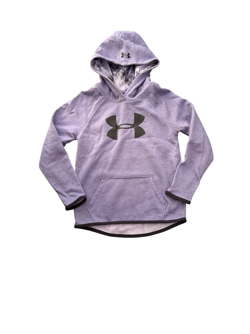 Under Armour Lavender Pullover Hoodie with Contrast Logo